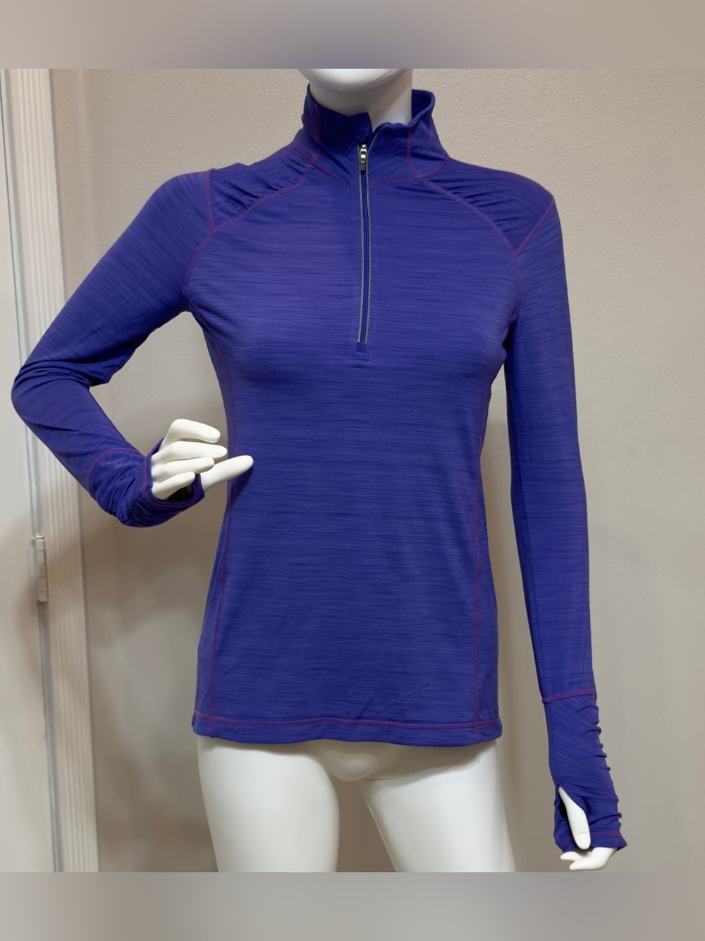 Kirkland Signature Purple Long-Sleeve Athletic Top Small Used